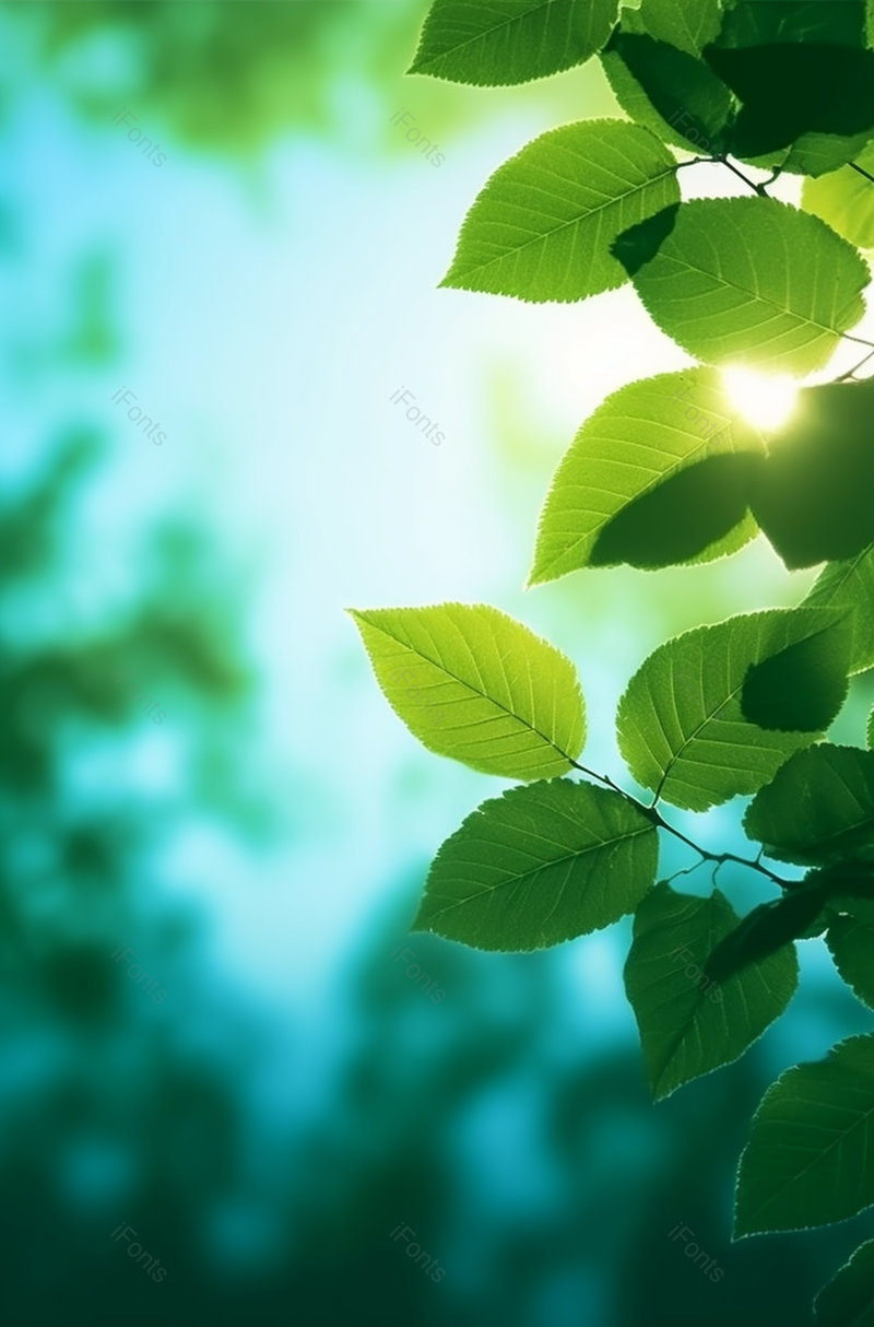 大自然树叶植物清晨广告背景,高清,摄影图,摄影图片,图片大全,摄影图免费下载